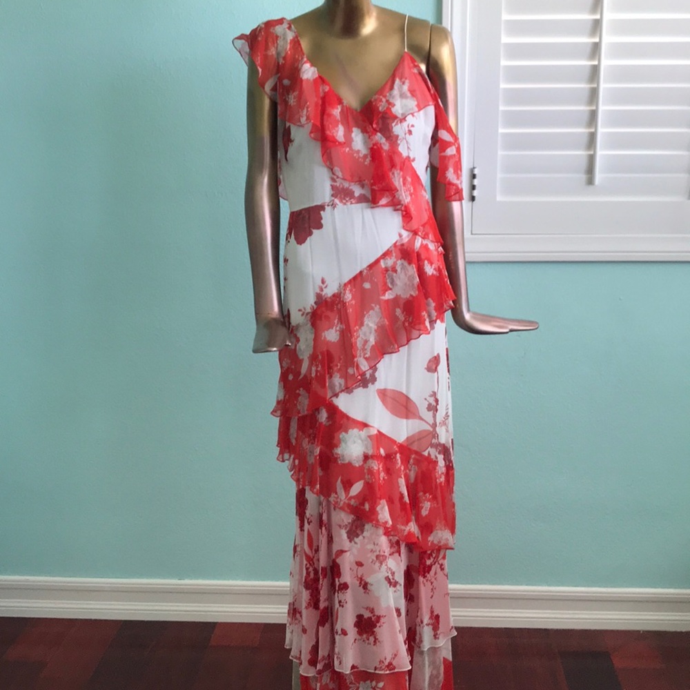 ALICE + OLIVIA floral flowy dress